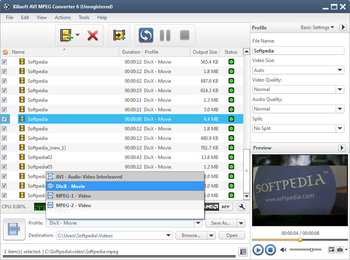 Xilisoft AVI MPEG Converter screenshot 2