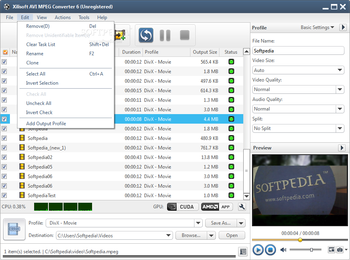 Xilisoft AVI MPEG Converter screenshot 4
