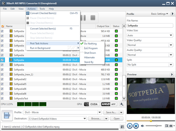 Xilisoft AVI MPEG Converter screenshot 6