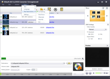 Xilisoft AVI to DVD Converter screenshot 4
