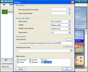 Xilisoft AVI to DVD Converter screenshot 4