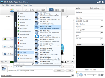 Xilisoft Blu Ray Ripper screenshot 2