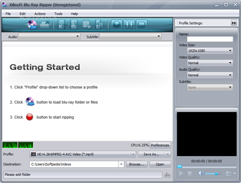 Xilisoft Blu-ray to DVD Suite screenshot