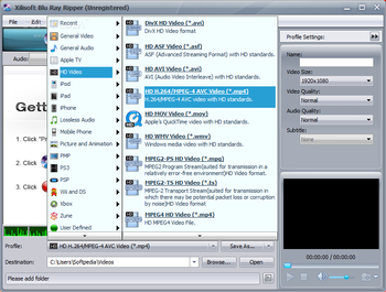 Xilisoft Blu-ray to DVD Suite screenshot 2