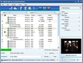 Xilisoft Blu-ray to iPad Converter screenshot 2