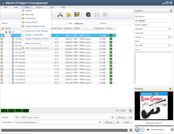 Xilisoft CD Ripper screenshot 4