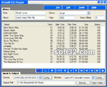Xilisoft CD Ripper screenshot 3