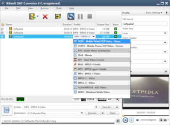 Xilisoft DAT Converter screenshot 2