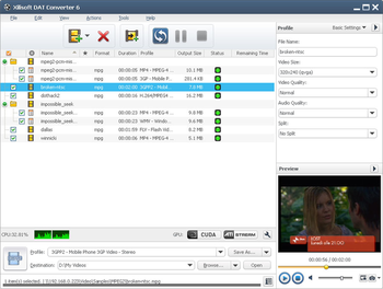 Xilisoft DAT Converter screenshot 3