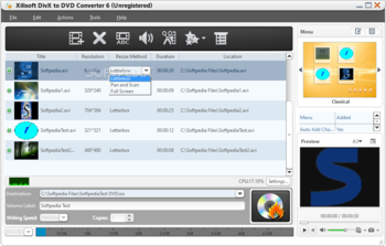 Xilisoft DivX to DVD Converter screenshot 2