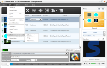 Xilisoft DivX to DVD Converter screenshot 3