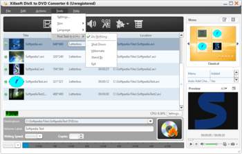 Xilisoft DivX to DVD Converter screenshot 4