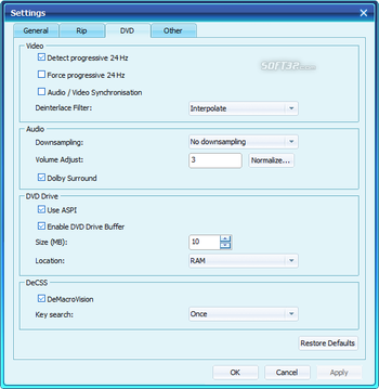 Xilisoft DVD Audio Ripper screenshot 4