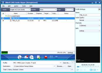 Xilisoft DVD Audio Ripper screenshot 5