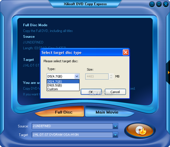 Xilisoft DVD Copy Express screenshot 2