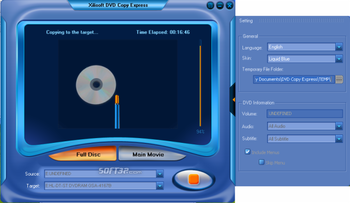 Xilisoft DVD Copy Express screenshot 6