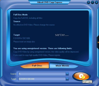 Xilisoft DVD Copy Express screenshot 9