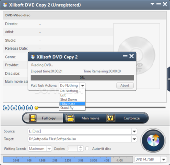 Xilisoft DVD Copy screenshot 2