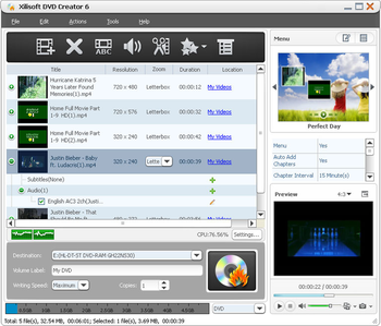 Xilisoft DVD Creator - Download Free with Screenshots and Review