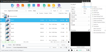 Xilisoft DVD Ripper Ultimate screenshot 4
