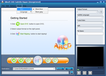 Xilisoft DVD Subtitle Ripper screenshot 2