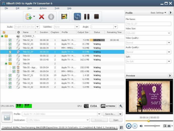 Xilisoft DVD to Apple TV Converter screenshot 2
