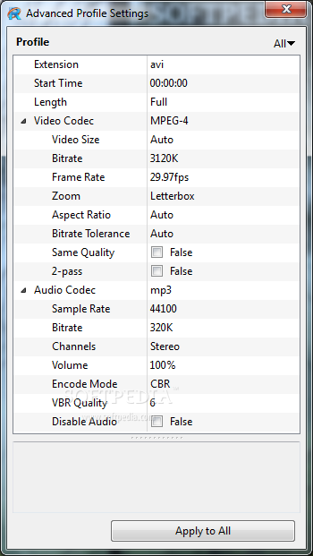 Xilisoft DVD to DivX Converter screenshot 2