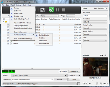 Xilisoft DVD to iPod Converter screenshot 3