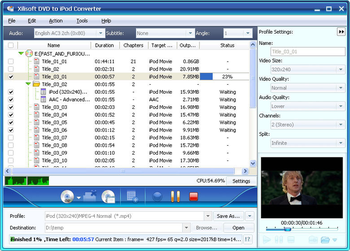 Xilisoft DVD to iPod Suite screenshot 3