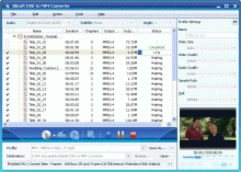 Xilisoft DVD to MP4 Converter screenshot