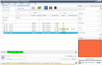 Xilisoft DVD to Pocket PC Ripper screenshot 2