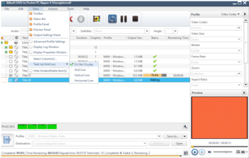 Xilisoft DVD to Pocket PC Ripper screenshot 3