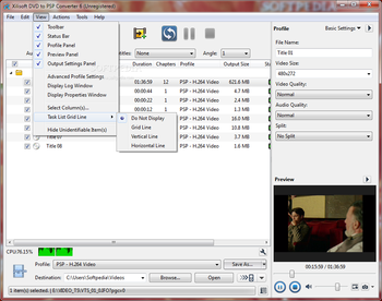 Xilisoft DVD to PSP Converter screenshot 5