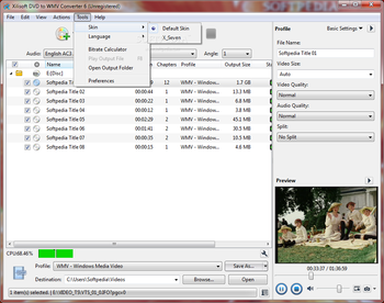 Xilisoft DVD to WMV Converter screenshot 7