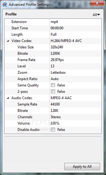 Xilisoft DVD to Zune Converter screenshot 2