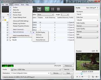 Xilisoft DVD to Zune Converter screenshot 3