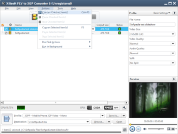 Xilisoft FLV to 3GP Converter screenshot 4