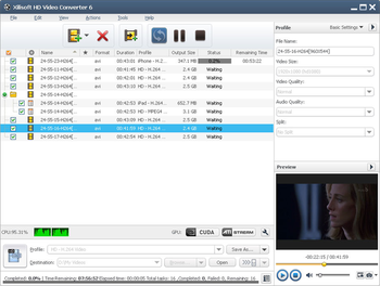 Xilisoft HD Video Converter screenshot