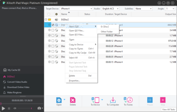 Xilisoft iPad Magic Platinum screenshot