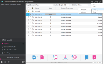 Xilisoft iPad Magic Platinum screenshot 5