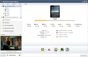 Xilisoft iPad Magic Platinum screenshot