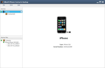Xilisoft iPhone Contacts Backup screenshot 6