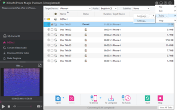 Xilisoft iPhone Magic Platinum screenshot 5