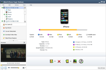 Xilisoft iPhone Magic Platinum screenshot