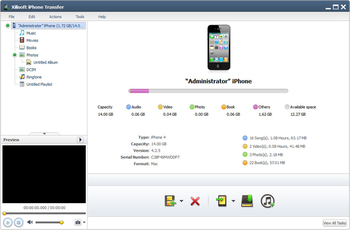 Xilisoft iPhone Transfer screenshot 2