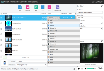 Xilisoft iPhone Video Converter screenshot 2