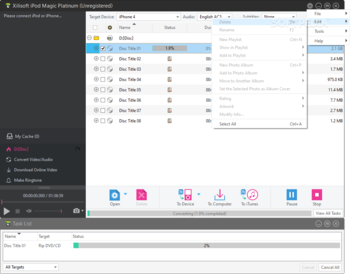 Xilisoft iPod Magic Platinum screenshot 4