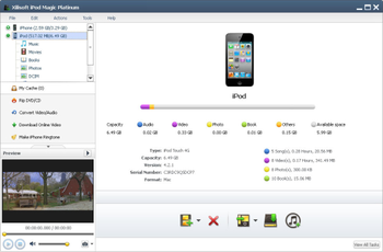 Xilisoft iPod Magic Platinum screenshot