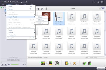 Xilisoft iPod Rip screenshot 2