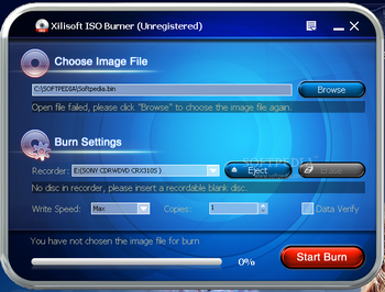 Xilisoft ISO Burner screenshot